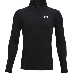 1363286-001-under-armour-tech-2-0-1-2-zip-boy-s-jersey-black-white