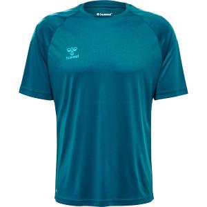 211943-7058-t-shirt-hummel-hmlcore-xk-core-poly-blue-coral