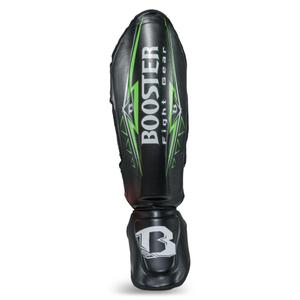 sg-war-bk-gr-l-shin-guards-booster-fight-gear-sg-war-black-green