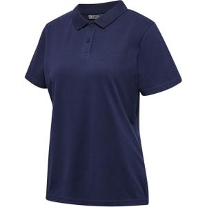 215118-7026-women-s-stretch-polo-shirt-hummel-red-blue