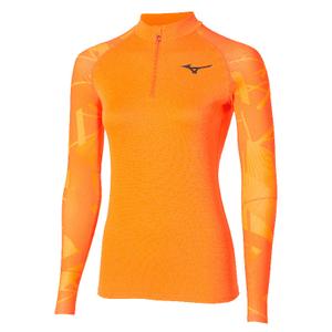 a2gac70054-women-s-long-sleeve-1-4-zip-active-top-mizuno-virt-g5-tangelo