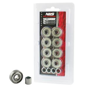 16-31-001-bearing-nils-extreme-abec-9-carbon-x8-silver-one-size