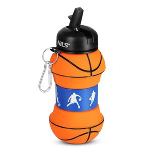 15-02-121-collapsible-silicone-water-bottle-nils-nc4104-basketball-orange-550-ml