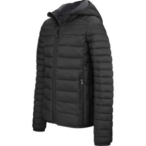 k6112-black-children-s-kariban-hooded-lightweight-puffer-black
