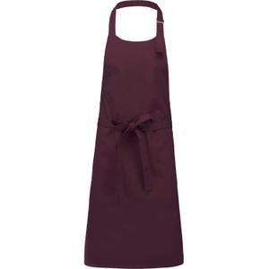k8000-wine-apron-kariban-polycoton-sans-poche-red-bordeaux-one-size