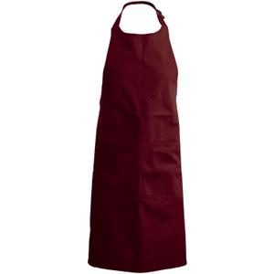 k885-wine-apron-kariban-coton-avec-poche-red-bordeaux-one-size