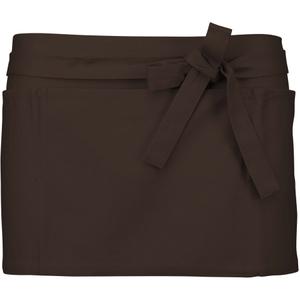 k886-chocolate-apron-kariban-coton-court-chocolate-one-size