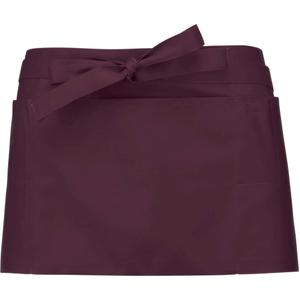 k896-wine-apron-kariban-polycoton-court-red-bordeaux-one-size