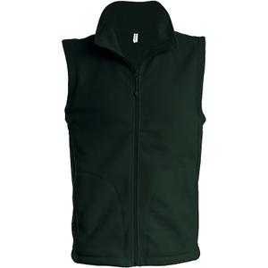 k913-forestgreen-fleece-gilet-kariban-luca-forest-green