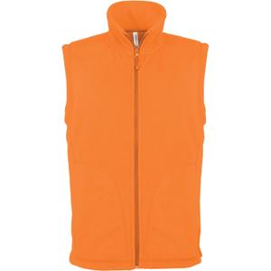 k913-orange-fleece-gilet-kariban-luca-orange