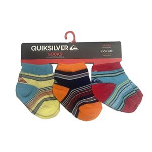 a003763-030-06m-baby-socks-quiksilver-715068-x3-multicolor-0-6-months