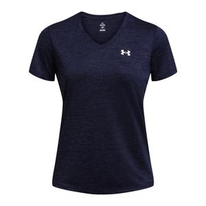 1384227-410-women-s-v-neck-top-under-armour-techtm-twist-navy-blue-white